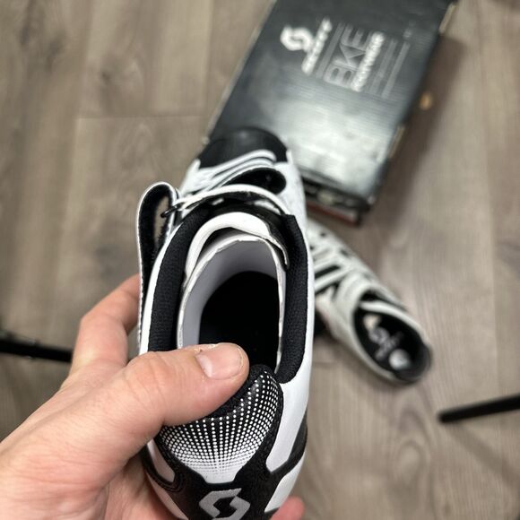 Scott Road Comp Lady Gloss White/Gloss Black Size 8 US 41 EU - Picture 4 of 7